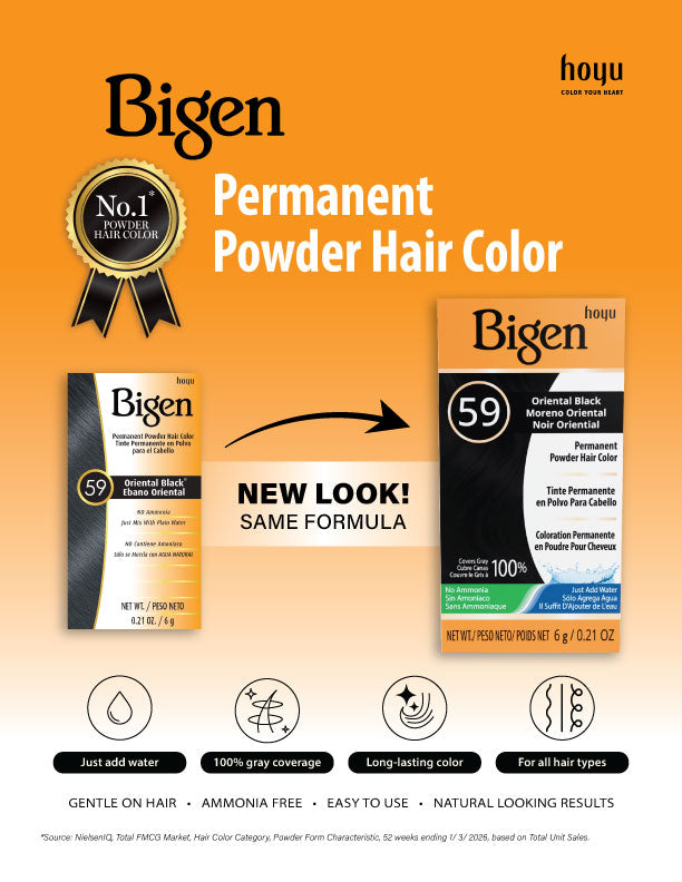 Bigen Permanent Powder Hair Color | Bigen USA